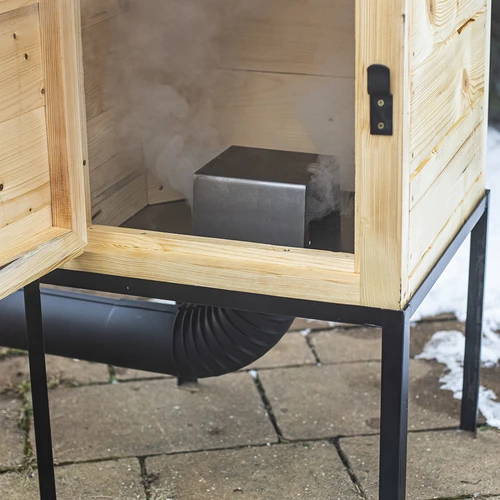 Koka kūpinātava 60 cm, ar kurtuvi - 8