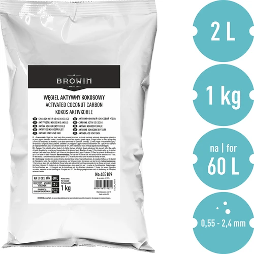 Kokosriekstu aktivētā ogle 1 kg - 2
