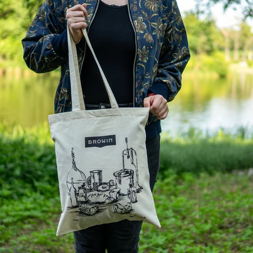 Kokvilnas soma - mājas pārtikas pārstrādes skice - 3