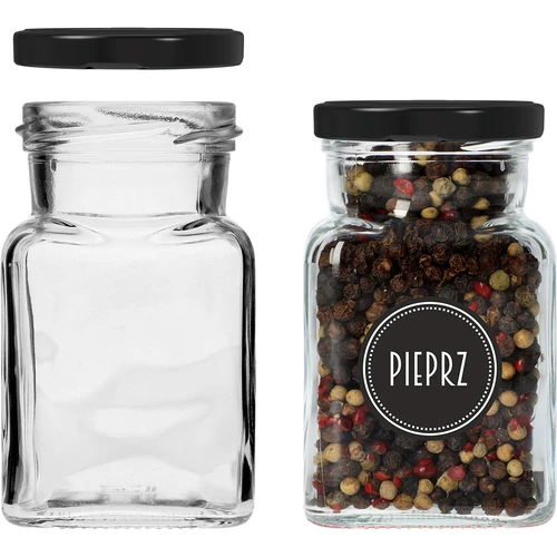 Komplekts 12 x 150 ml burkas + 30 etiķešu garšvielu marķēšanai - 7