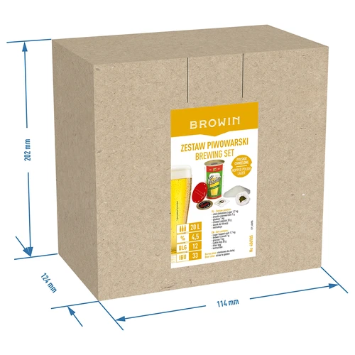 Komplekts alum – ar poļu apiņiem apiņots, 20 L - 7