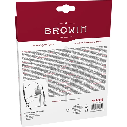 Komplekts vīna noņemšanai no nogulsnēm ar turētāju un skavu - 6