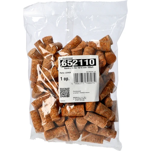 Korķa aizbāznis 19/14 mm 100 gab. - 3