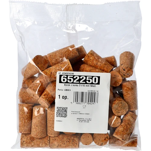 Korķa aizbāznis 21/16 mm, 50 gab. - 3