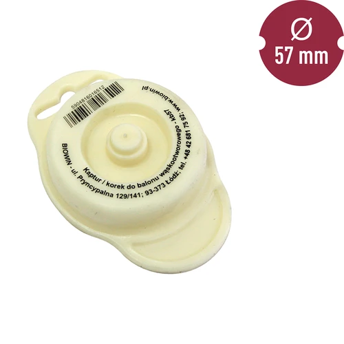 Korķis / vāciņš demižoniem ar šauru kakliņu  fi57mm - 2