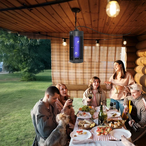 Kukaiņu iznīcināšanas lampa Manhattan UVA 6 W, melna - 10