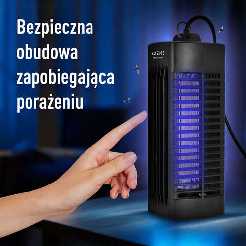 Kukaiņu iznīcināšanas lampa Manhattan UVA 6 W, melna - 8