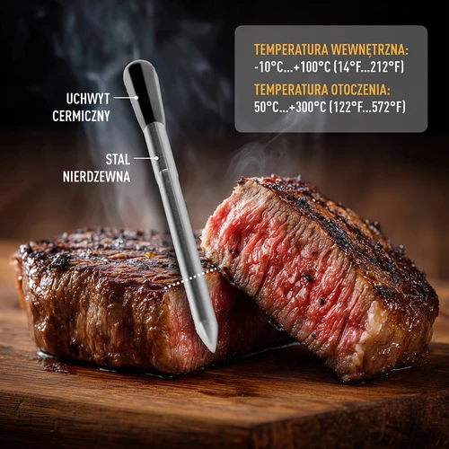 Kulinārijas termometrs ar bezvadu Bluetooth zondi - 8