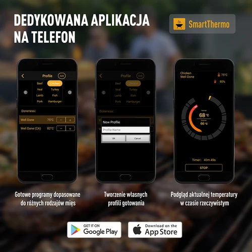 Kulinārijas termometrs ar bezvadu Bluetooth zondi - 12