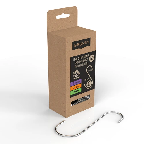 Kūpināšanas āķi - S, asināti 4 mm x 150 mm 15 gab. - 2