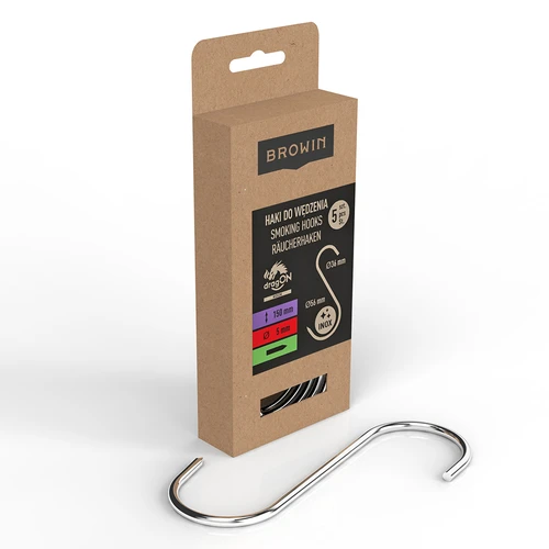 Kūpināšanas āķi - S, asināti, 5 mm x 150 mm, 5 gab. - 2