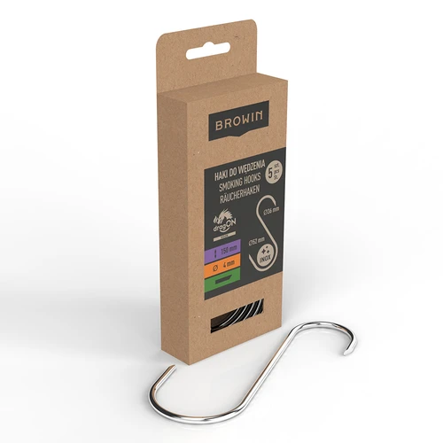 Kūpināšanas āķi - S, griezti 45° leņķī 4 mm x 150 mm 5 gab. - 2