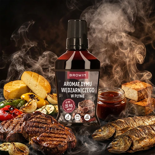 Kūpināšanas dūmu aromāts šķidrā veidā, paredzēts 20 kg, 250 ml - 5