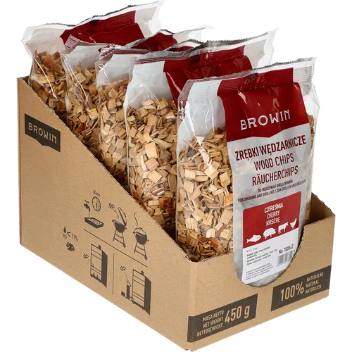 Kūpināšanas/grilēšanas ķirša koka skaidas, 450 g, kl. 10 - 2