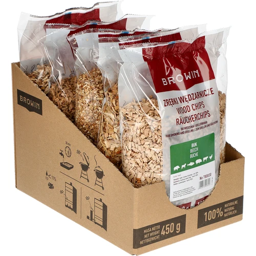 Kūpināšanas/grilēšanas skaidas, dižskābarža, 450 g, kl. 8 - 2