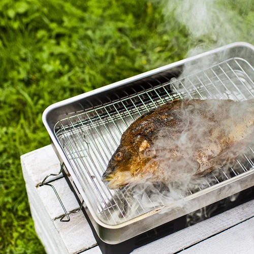 Kūpināšanas/grilēšanas šķelda, 50% ozols + 50% alksnis, 450 g, kl. 8 - 11