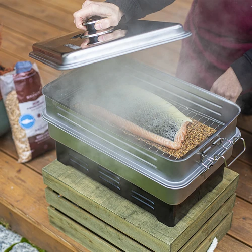Kūpināšanas/grilēšanas šķelda, 50% ozols + 50% alksnis, 450 g, kl. 8 - 12