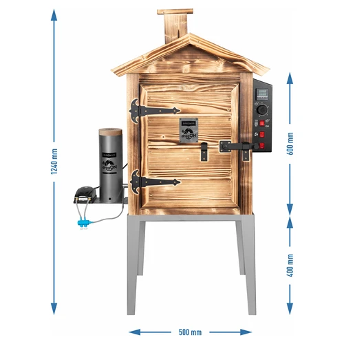 Kūpinātava 115 l dragON Wood 60E – koka, malkas kurināma, ar elektrisko sildīšanas moduli un kontrolieri - 8