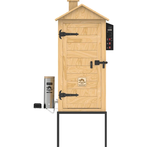 Kūpinātava 200 L dragON Larch E21 - no lapegles, ar elektrisko sildīšanas moduli un kontrolieri - 3