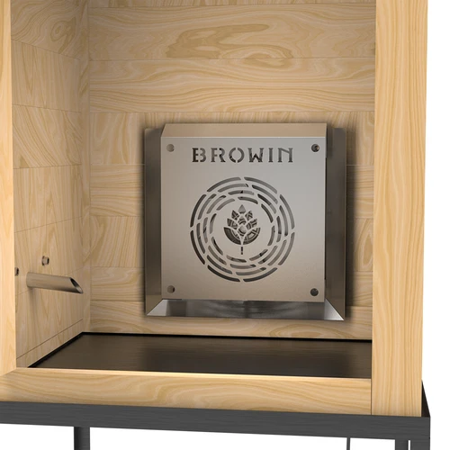 Kūpinātava 200 L dragON Larch E21 - no lapegles, ar elektrisko sildīšanas moduli un kontrolieri - 10