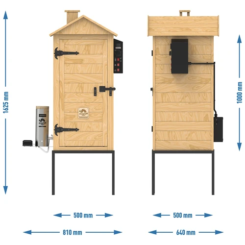Kūpinātava 200 L dragON Larch E21 - no lapegles, ar elektrisko sildīšanas moduli un kontrolieri - 14