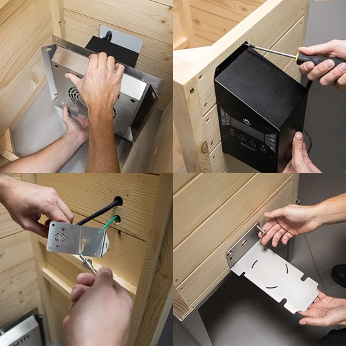 Kūpinātava ar Wi‑Fi, 200 L – dragON WOOD 100IQ ar elektrisko sildīšanas moduli un kontrolieri - 13