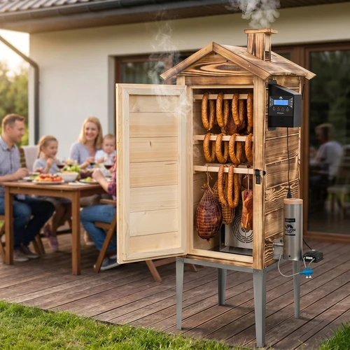 Kūpinātava ar Wi-Fi, 200 L - dragON WOOD 100IQ ar elektrisko sildīšanas moduli un vadības bloku, kurināma ar malku - 12