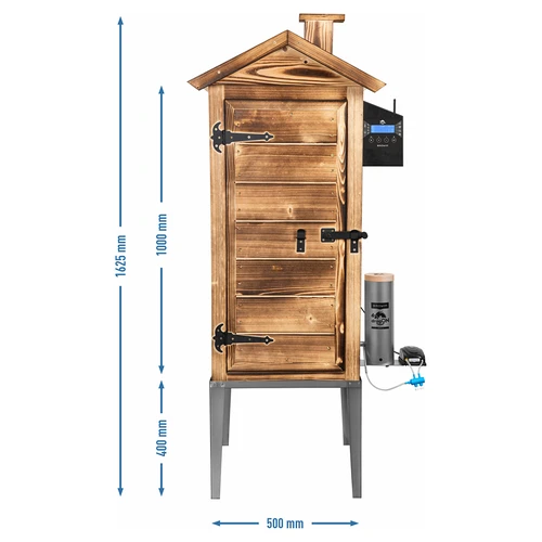 Kūpinātava ar Wi-Fi, 200 L - dragON WOOD 100IQ ar elektrisko sildīšanas moduli un vadības bloku, kurināma ar malku - 4