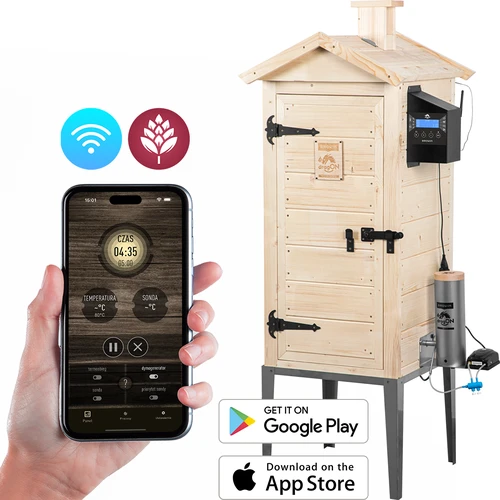 Kūpinātava ar Wi‑Fi, 200 L – dragON WOOD 100IQ ar elektrisko sildmoduli un kontrolieri