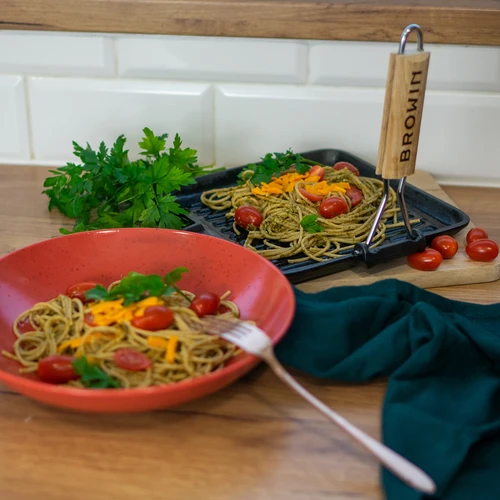 Kvadrātveida čuguna panna, 22 cm - 6