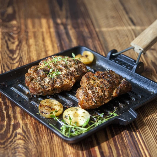 Kvadrātveida čuguna panna, 22 cm - 7