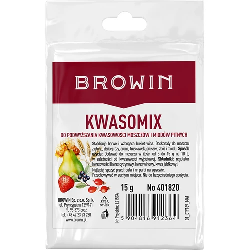 Kwasomix - skābuma regulators