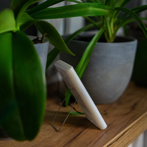 Laikapstacija – elektroniska, ar zondi, balta - 8