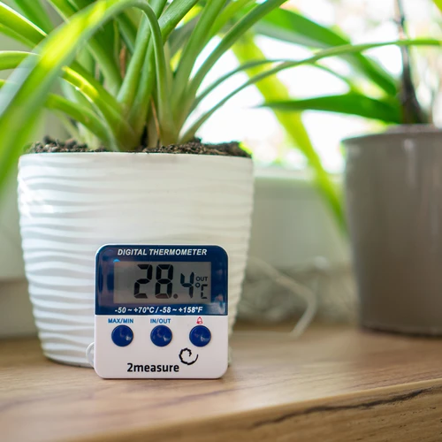 Laikapstākļu stacija – elektroniska, ar zondi, balta - 5