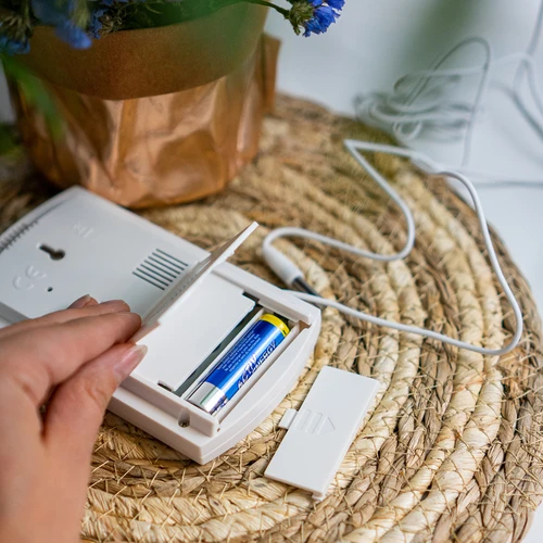 Laikapstākļu stacija – elektroniska, ar zondi, balta - 12