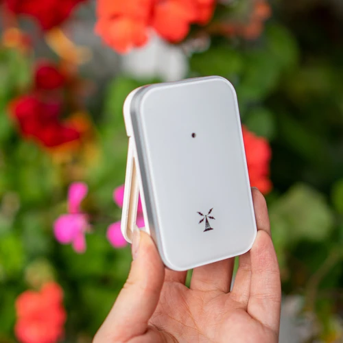 Laikapstākļu stacija RCC, DCF – elektroniska, bezvadu, ar apgaismotu sensoru, balta - 14