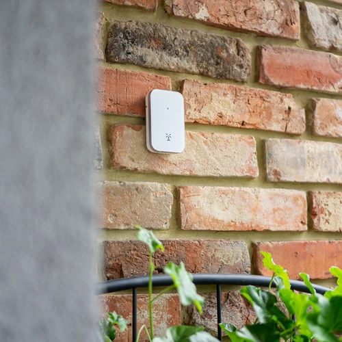 Laikapstākļu stacija RCC, DCF – elektroniska, bezvadu, ar apgaismotu sensoru, balta - 16