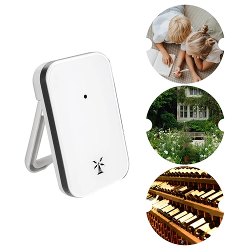 Laikapstākļu stacija RCC, DCF – elektroniska, bezvadu, ar apgaismotu sensoru, balta - 18