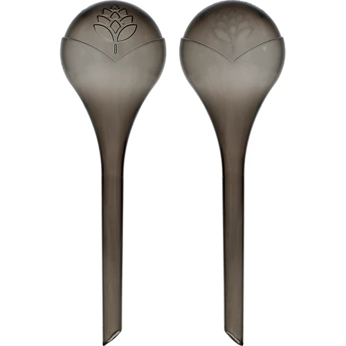 Laistīšanas bumbas augiem, caurspīdīgi melnas, 400 ml, 2 gab.