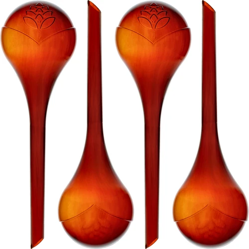 Laistīšanas bumbas augiem, dzintarkrāsas caurspīdīgas, 400 ml, 4 gab.