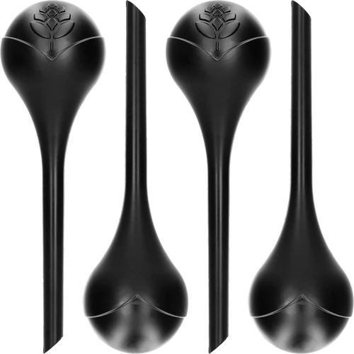 Laistīšanas bumbas augiem, matētas melnas, 400 ml, 4 gab.