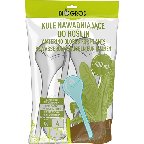 Laistīšanas bumbas, caurspīdīgas, 400 ml, 4 gab. - 3