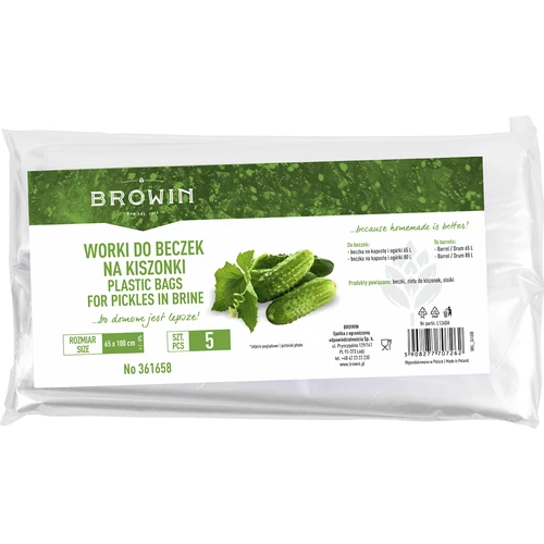 Maiss skābējumiem - mucai 65 un 80 l - 5 gab.