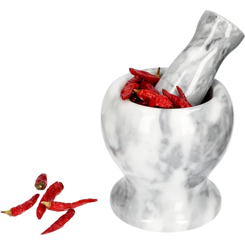 Marmora virtuves piesta, pelēka, Ø 10,5 cm - 8