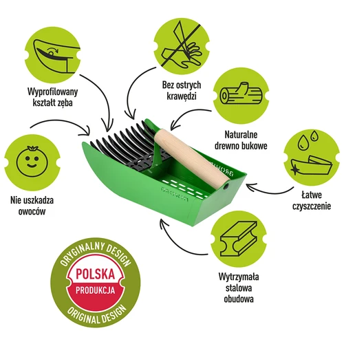 Mazo ogu lasītājs, metāla, zaļš - 8