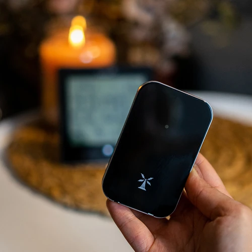 Meteostacija RCC, DCF – elektroniska, bezvadu, ar apgaismotu sensoru, melna - 11