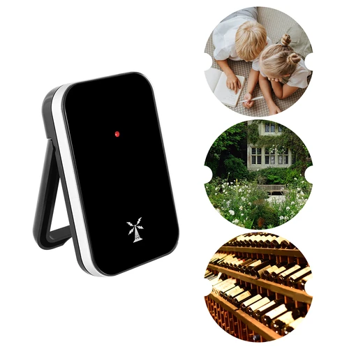 Meteostacija RCC, DCF – elektroniska, bezvadu, ar apgaismotu sensoru, melna - 16