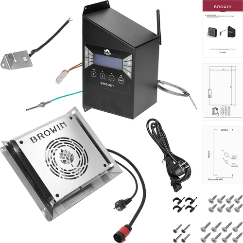 Moduļu komplekts ar Wi-Fi kontrolieri - dragON IQ 2,7 kW, dārza kūpinātavām - 2