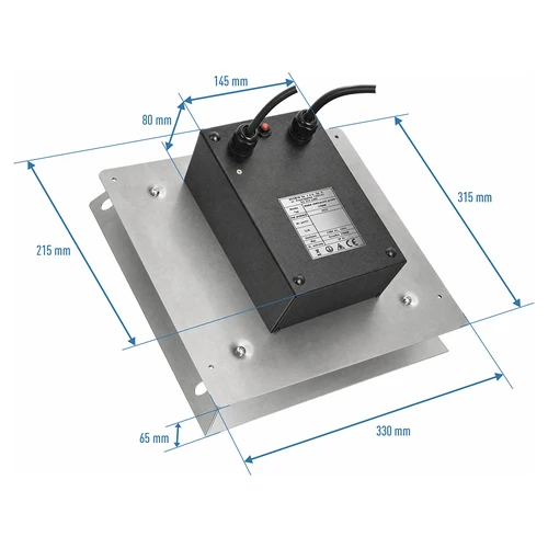 Moduļu komplekts ar Wi‑Fi kontrolieri - dragON IQ 2,7 kW, dārza kūpinātavām - 6
