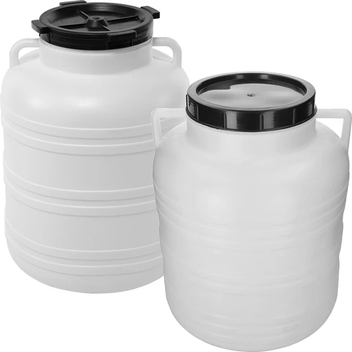 Muca skābēšanai 60 L - balta, ar rokturiem - 2